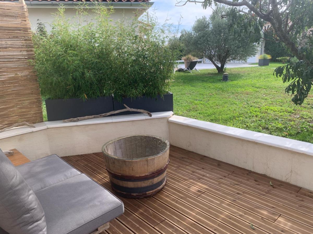 Gite Bambou Avec Piscine Saint-Andeol-le-Chateau ภายนอก รูปภาพ